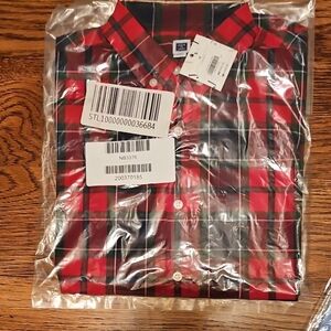 Men's Red Plaid Shirt